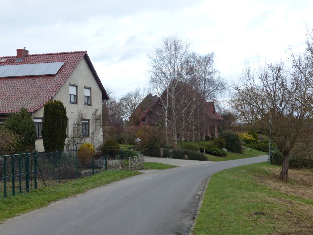 Straßenverlauf innerorts